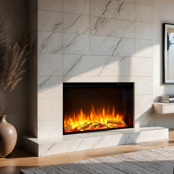 DLX 750 Wall Inset Electric Fire - Celsi