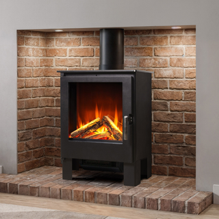 Arundel DLX Electric Stove with Premium Oak Logs - Celsi
