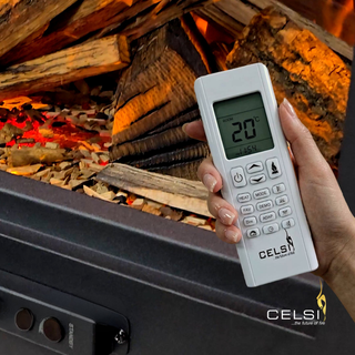 Arundel DLX Electric Stove with Premium Oak Logs - Celsi