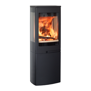 Duo 5 5kW Steel Sided Wood Burning Stove on Closed Base - Nordpeis