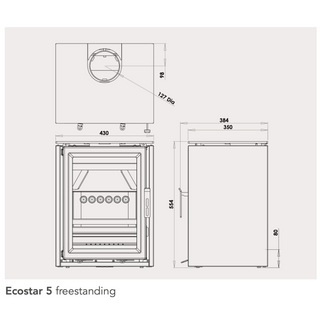 Fireline Ecostar 5 5kW Freestanding Stove