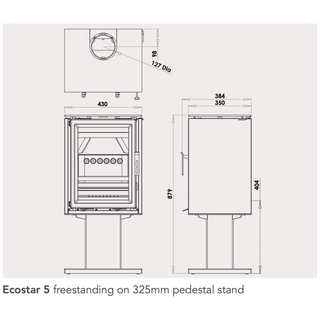 Fireline Ecostar 5 5kW Freestanding Stove