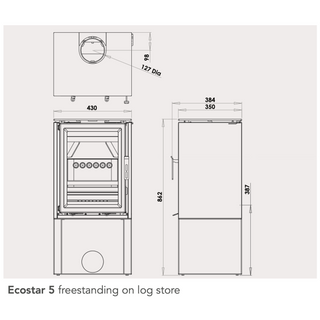 Fireline Ecostar 5 5kW Freestanding Stove