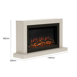 Elyce 43" Wall Mounted Electric Fire - Flare