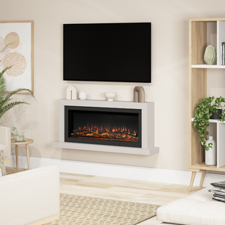 Elyce Grande 55" Wall Mounted Electric Fire - Flare