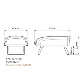 EP01 Electric Pizza Oven - Firebloom