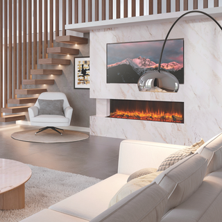Gazco eReflex RW 3-Sided Media Wall Electric Fire