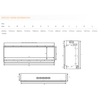 Gazco eReflex RW 3-Sided Media Wall Electric Fire