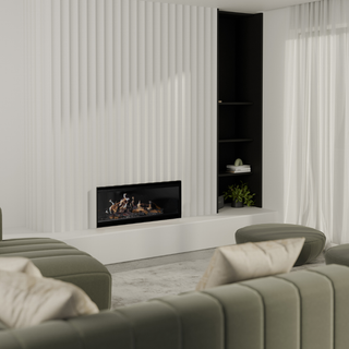 LE1000 Inbuilt Holographic Electric Fireplace - Escea