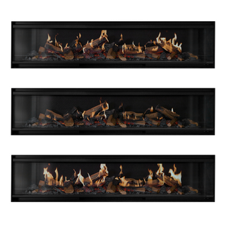 LE Series Inbuilt Holographic Media Wall Electric Fireplace - Escea