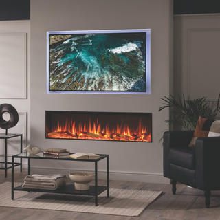 eStudio 135R Media Wall Electric Fire - Gazco