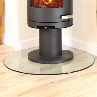 Clear Glass 12mm Hearth Floor Plate - Eurostove