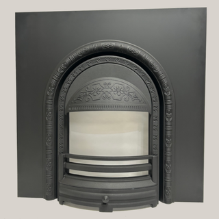 Ashbourne Integra Cast Iron Arch Back Panel Electric Fire - Ilektro