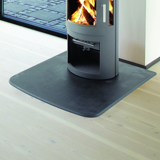 Slate Effect 20mm Hearth Floor Plate - Eurostove