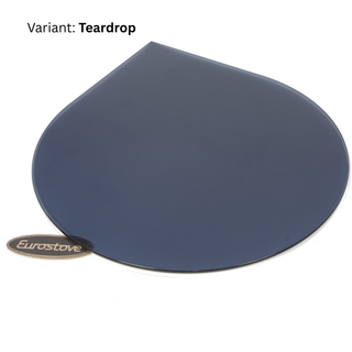 Smoked Glass 12mm Hearth Floor Plate - Eurostove