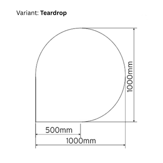 Smoked Glass 12mm Hearth Floor Plate - Eurostove