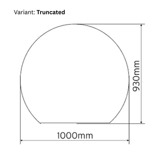 Smoked Glass 12mm Hearth Floor Plate - Eurostove