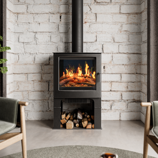 Woodland Logstore LCD Electric Stove - Ilektro