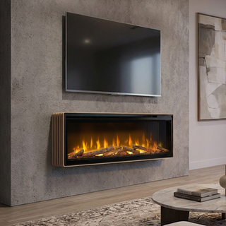 Ignite Evolve Rib Wall Kit Optiflame Wall Mounted Electric Fire - Dimplex