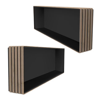 Ignite Evolve Rib Wall Kit Optiflame Wall Mounted Electric Fire - Dimplex