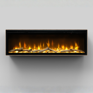 Ignite Evolve Rib Wall Kit Optiflame Wall Mounted Electric Fire - Dimplex
