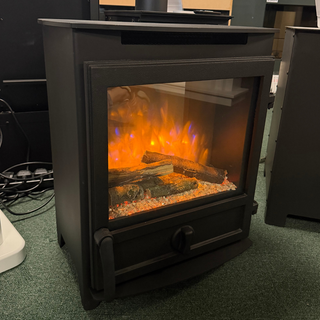 Ex-Display Square Door 3D Ecoflame Electric Stove - Charlton & Jenrick