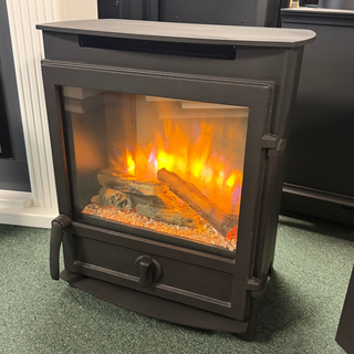 Ex-Display Square Door 3D Ecoflame Electric Stove - Charlton & Jenrick