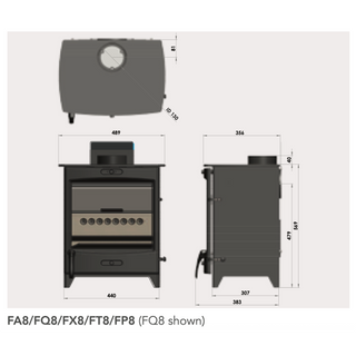 Fireline 8kW Multifuel Stove