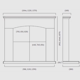 Faro Portuguese Limestone Suite 42" 48" 54"