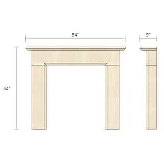 Sutton Portuguese Limestone Complete Fireplace Suite - FDC
