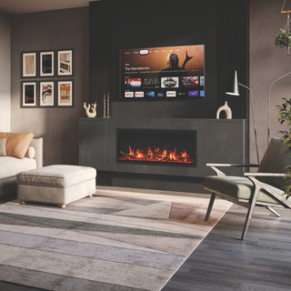 FireFX Atmos Built-In Media Wall Electric Fire