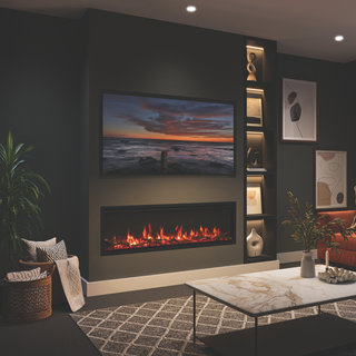 FireFX Atmos Built-In Media Wall Electric Fire