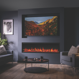 FireFX Atmos Built-In Media Wall Electric Fire