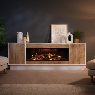 Arcadia (E-FX, E-Ridium) Electric Fire and Fireplace Suite - Flamerite