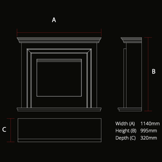 Capella SL Electric Fire and Fireplace Suite - Flamerite