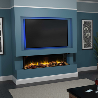 E-FX Media Wall Electric Fire (1000, 1300, 1500, 1800) - Flamerite