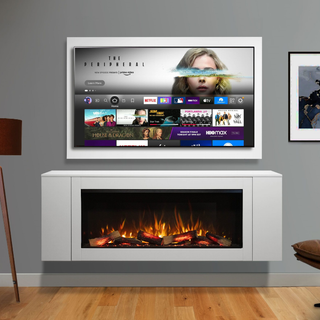 Willow (1000, 1300) Electric Fire and Fireplace Suite - Flamerite