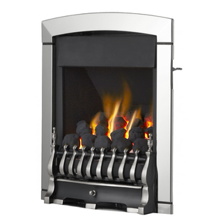 Calypso Plus Open Fronted 16" Hearth Inset Coal Gas Fire - Flavel