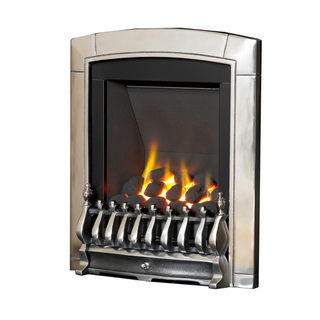 Caress Slimline Open Fronted 16" Hearth Inset Gas Fire - Flavel