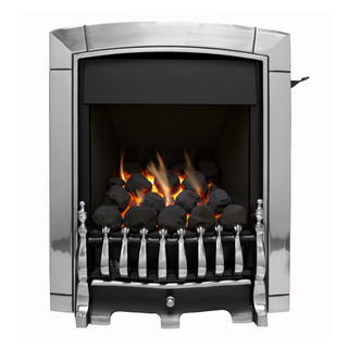 Caress Plus Open Fronted 16" Hearth Inset Coal Gas Fire - Flavel