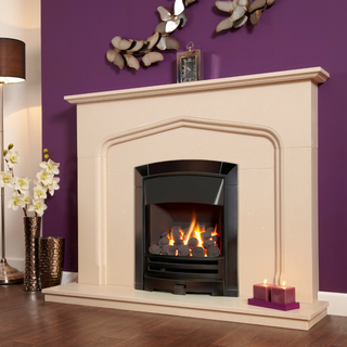 Decadence Plus Open Fronted 16" Hearth Inset Coal Effect Gas Fire - Flavel
