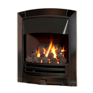 Decadence Plus Open Fronted 16" Hearth Inset Coal Effect Gas Fire - Flavel