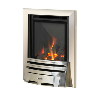 Kenilworth Glass Fronted HE 16" Hearth Inset Coal Gas Fire - Flavel