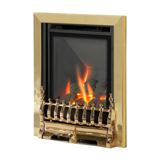 Kenilworth Glass Fronted HE 16" Hearth Inset Coal Gas Fire - Flavel