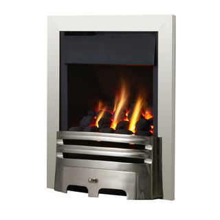 Kenilworth Plus Open Fronted 16" Hearth Inset Coal Effect Gas Fire - Flavel