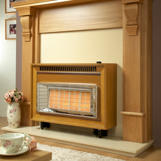 Misermatic Outset Hearth or Wall Mounted Gas Fire - Flavel