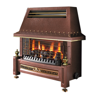 Regent L.F.E. Outset Hearth Mounted Gas Fire - Flavel