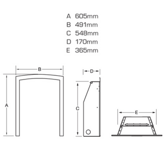 Rhapsody Plus Open Fronted 16" Hearth Inset Gas Fire - Flavel