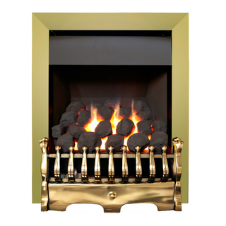 Richmond Plus Open Fronted 16" Hearth Inset Coal Gas Fire - Flavel