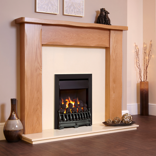 Richmond Plus Open Fronted 16" Hearth Inset Coal Gas Fire - Flavel
